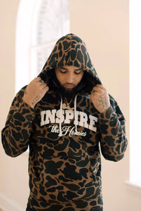 “Inspire the Homies” Duck Camo Hoodie