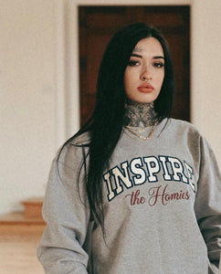 “Inspire the Homies” heavyweight crewneck sweatshirt
