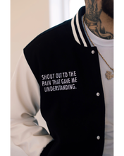 Load image into Gallery viewer, “Product of Resilience” Letterman jacket
