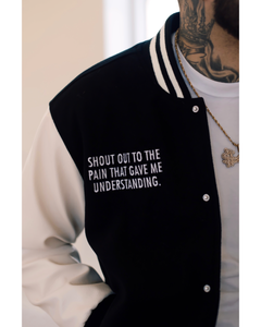 “Product of Resilience” Letterman jacket