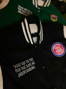 “Product of Resilience” Letterman jacket