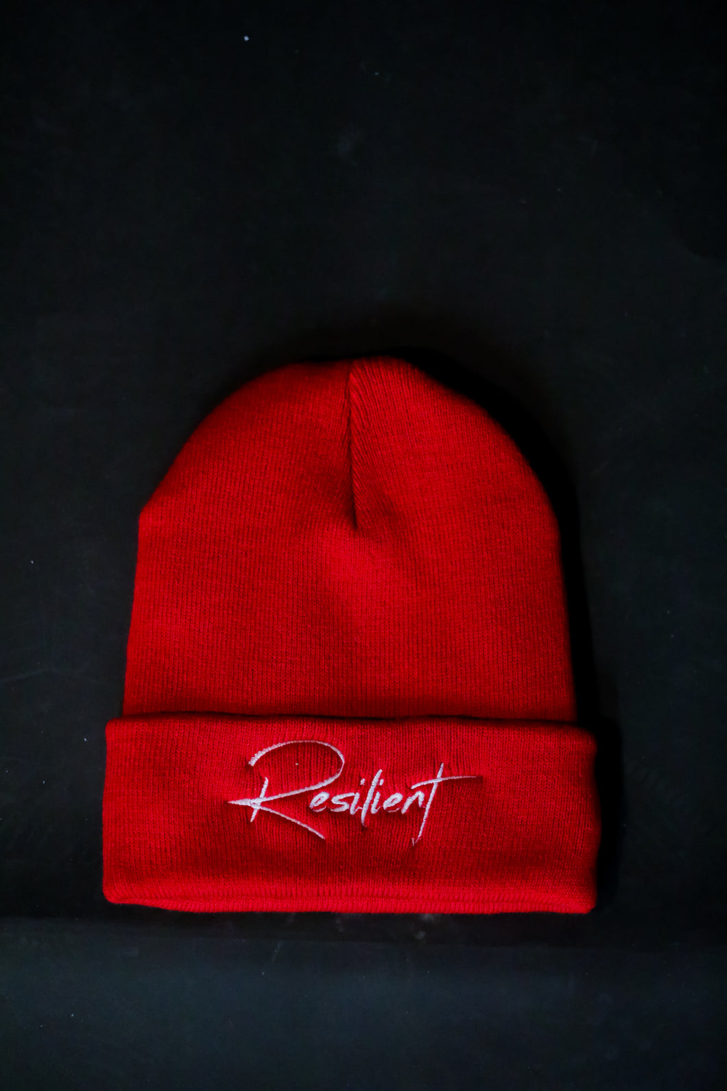 'RESILIENT' Trill Tribe Beanie - Red